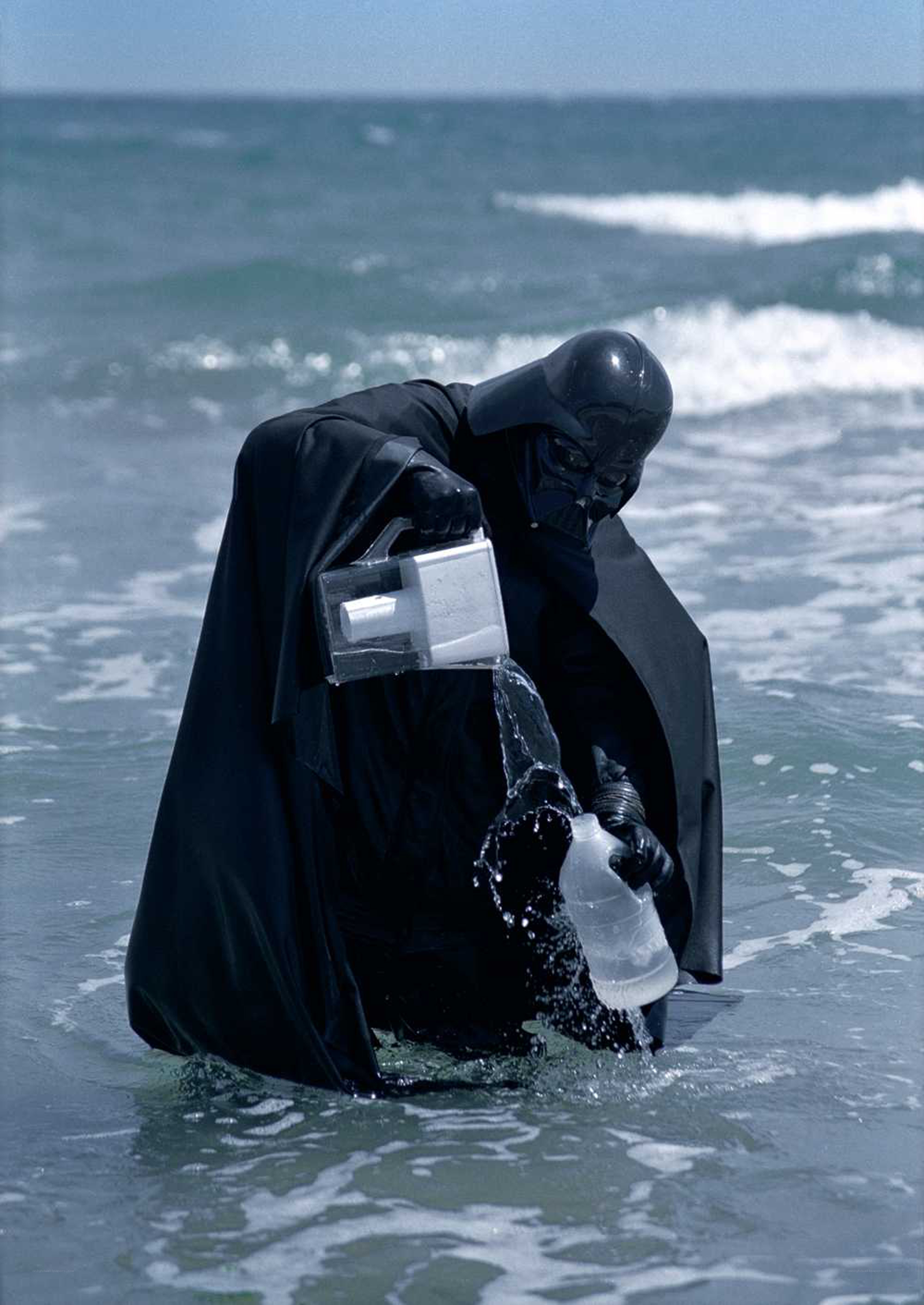 Darth Vader at the beach