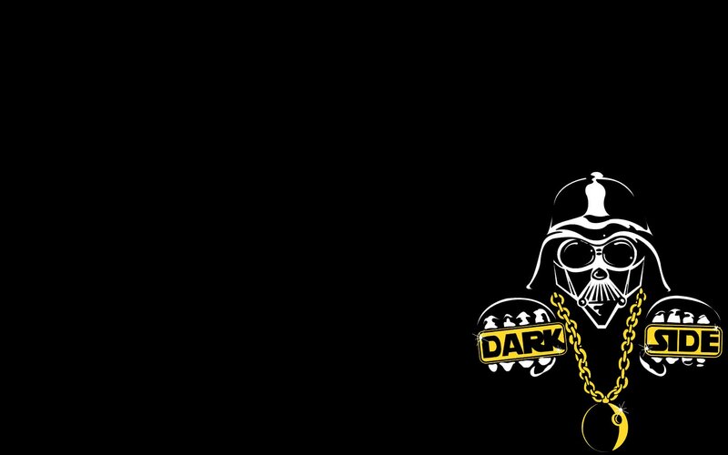 Darth Vader Character — Black, Dark