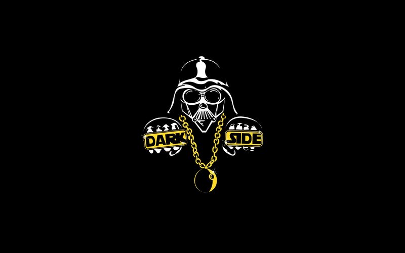Darth Vader Character — Black, Dark, Vector Art