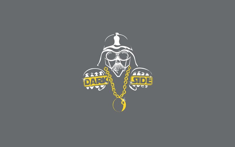 Darth Vader Character — Gray
