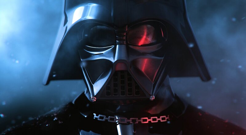 Darth Vader close-up portrait