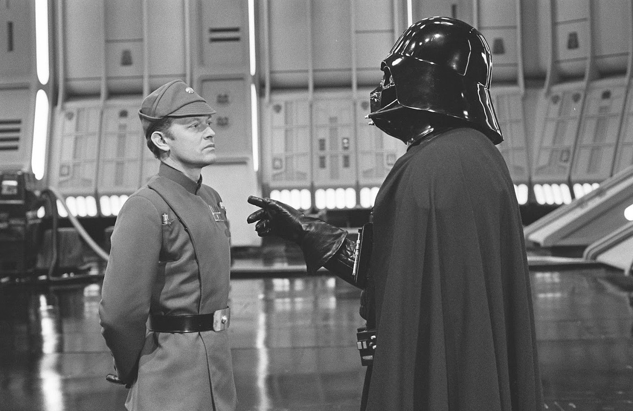 Darth Vader confronts officer