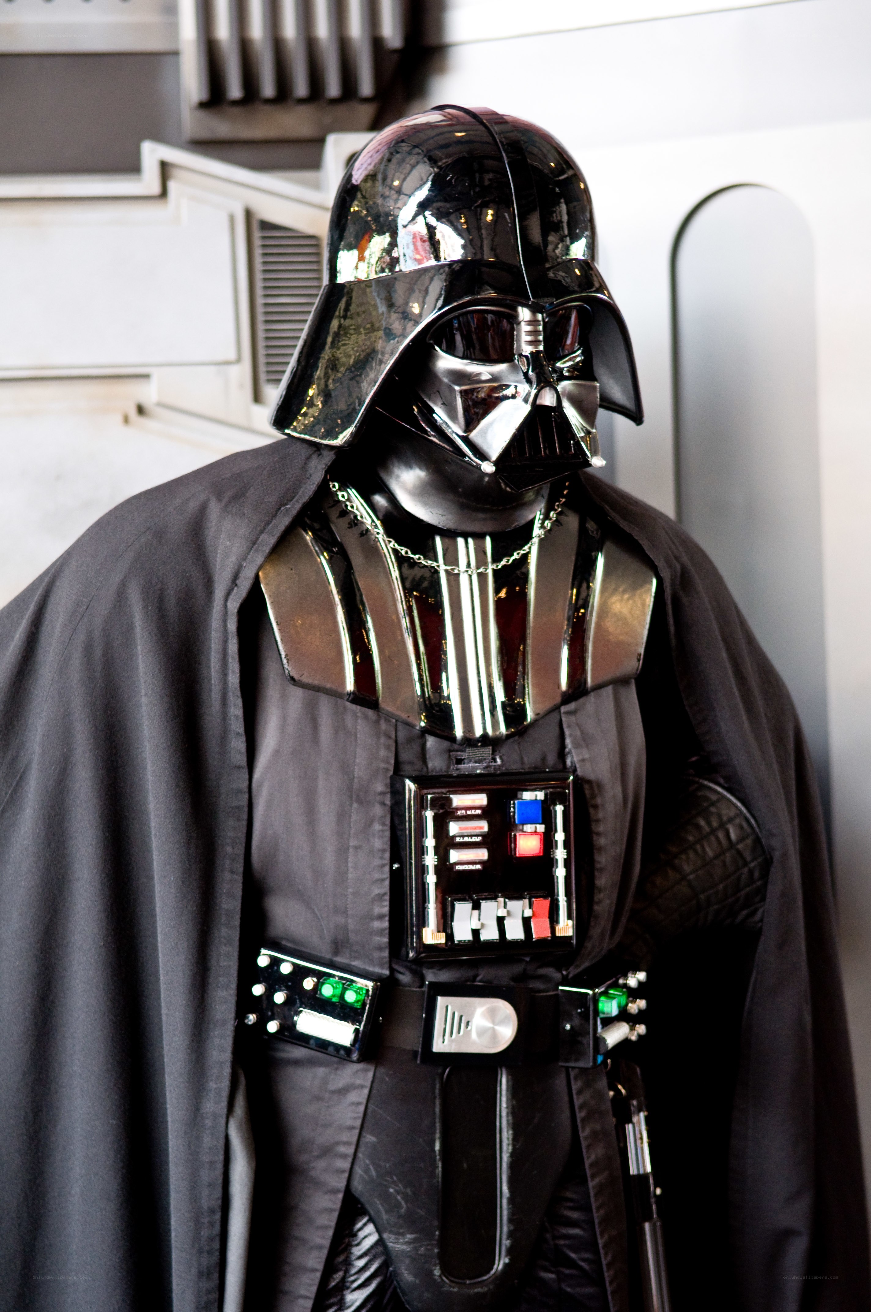Darth Vader costume display
