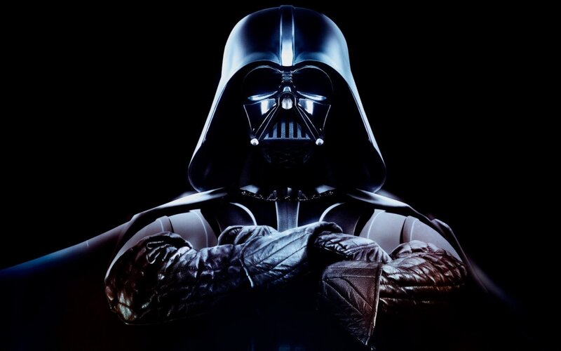 Darth Vader Figure — Black, Dramatic, Night