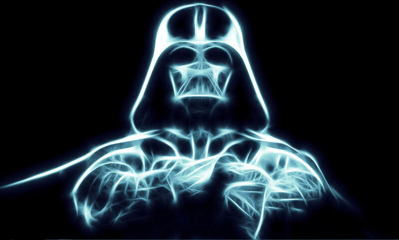 Darth Vader Figure — Blue