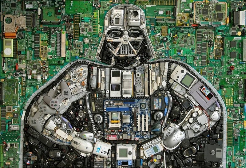 Darth Vader Figure — Green