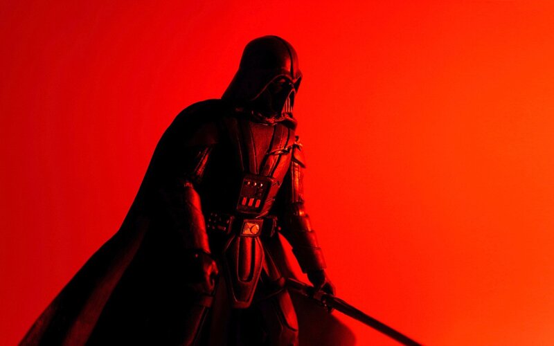 Darth Vader Figure — Red