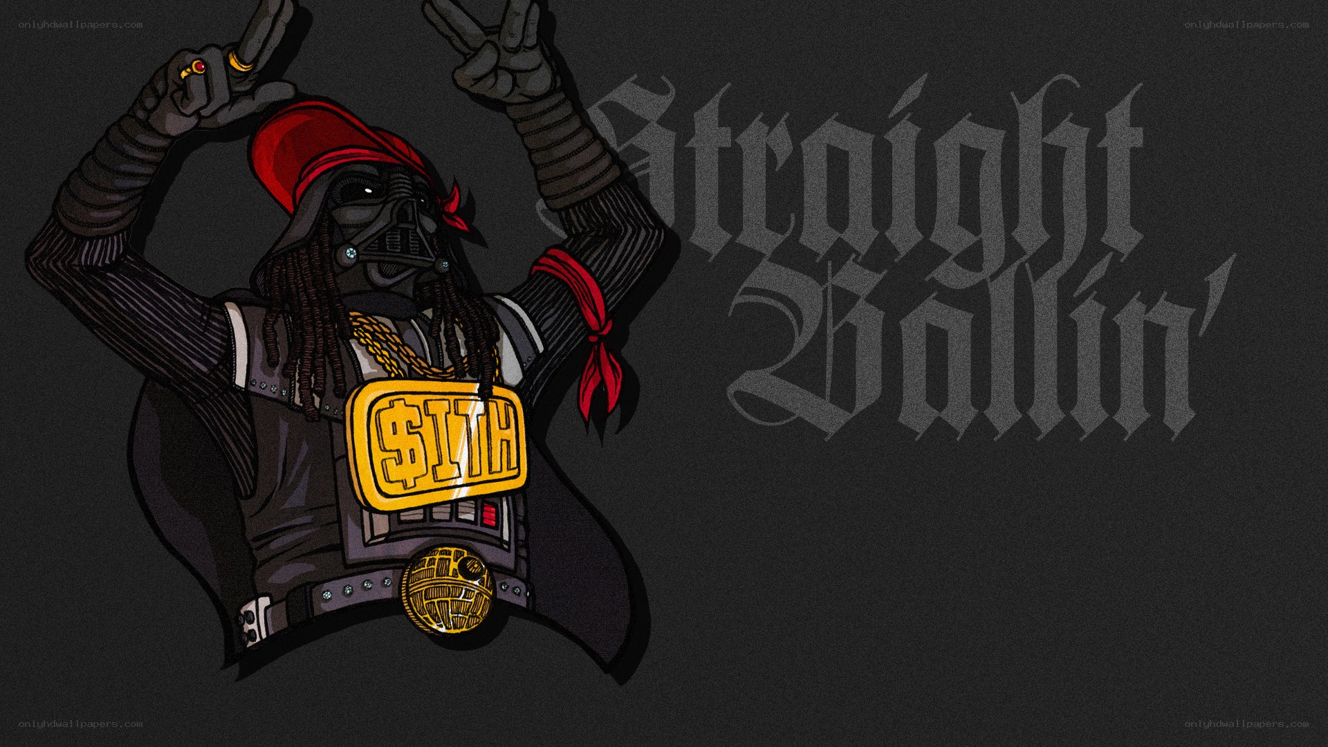 Darth Vader gangsta art