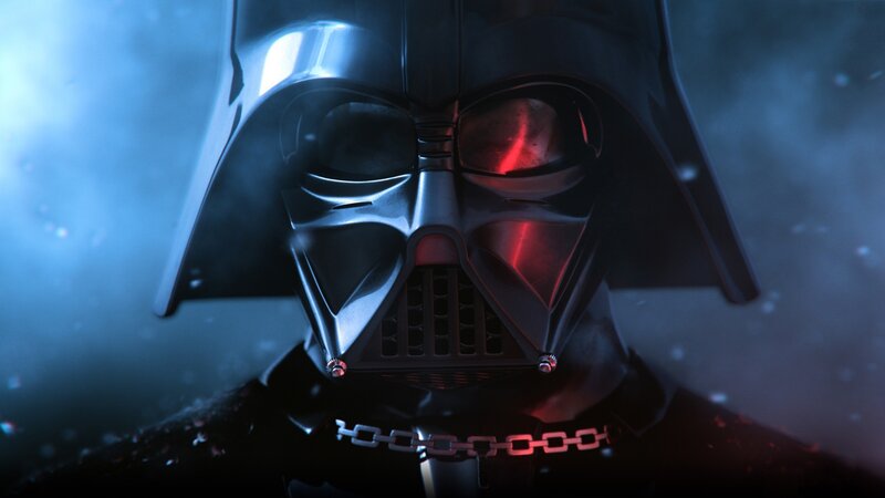 Darth Vader Helmet — Black, Dramatic, 3d Render, Mask
