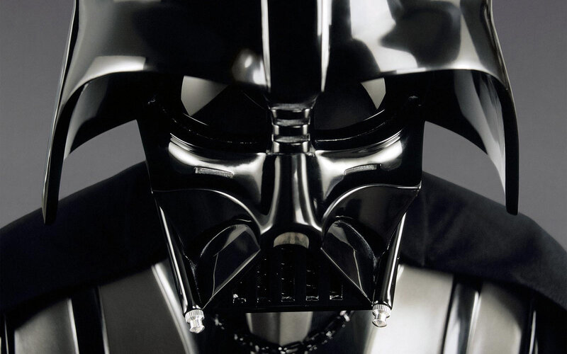 Darth Vader Helmet — Black, Dramatic, Photograph, Armor