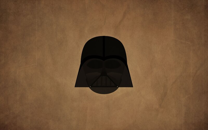 Darth Vader Helmet — Brown, Dramatic