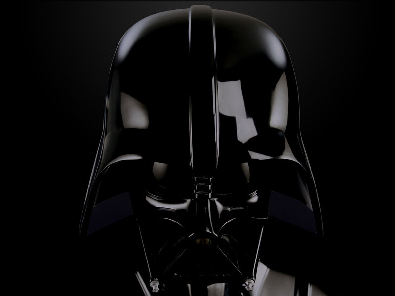 Darth Vader helmet close-up