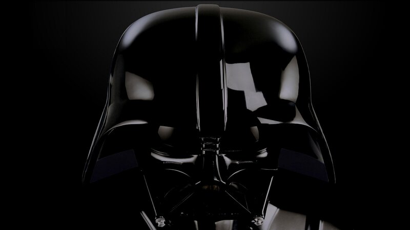 Darth Vader helmet close-up