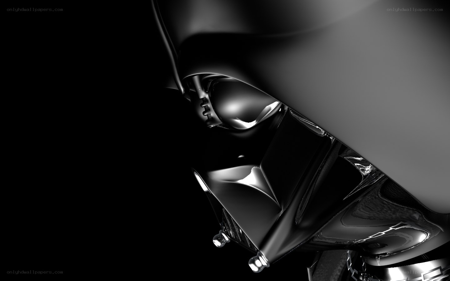 Darth Vader helmet close-up