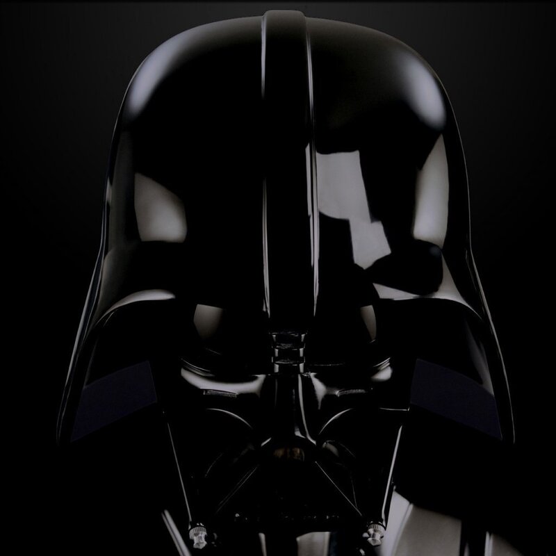 Darth Vader helmet close-up