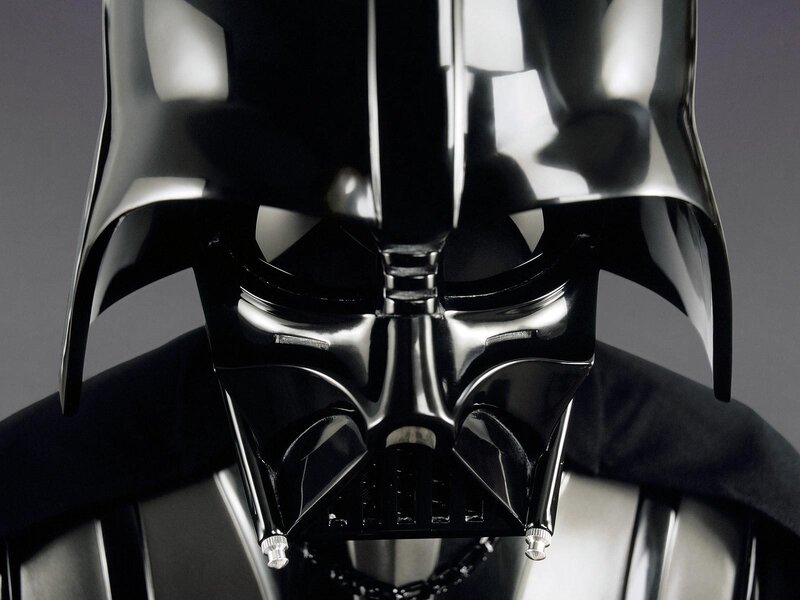 Darth Vader helmet close-up