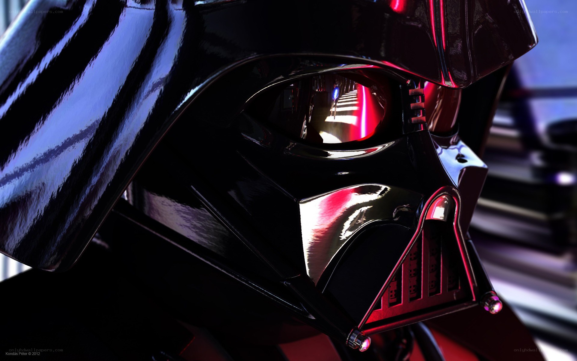 Darth Vader helmet close-up