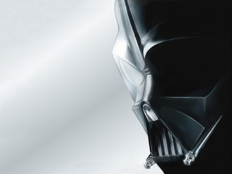 Darth Vader helmet close-up