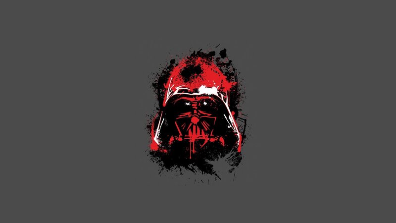 Darth Vader Helmet — Gray, Dark