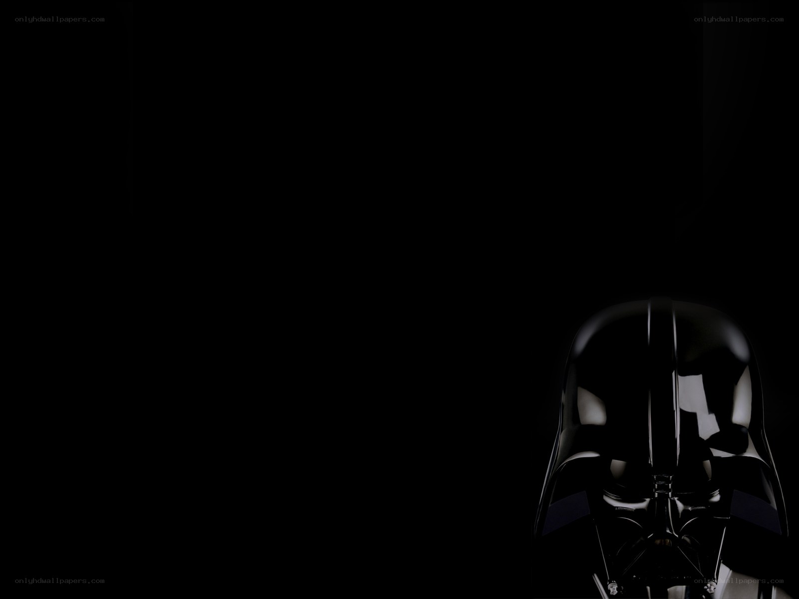 Darth Vader helmet in darkness