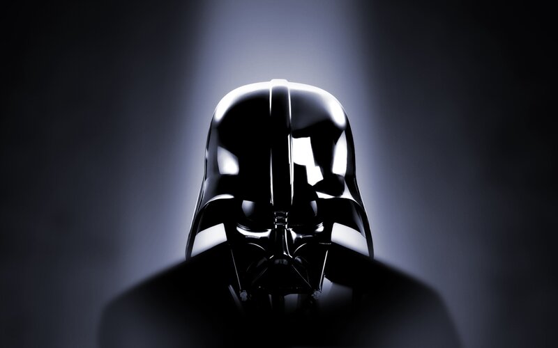 Darth Vader helmet portrait