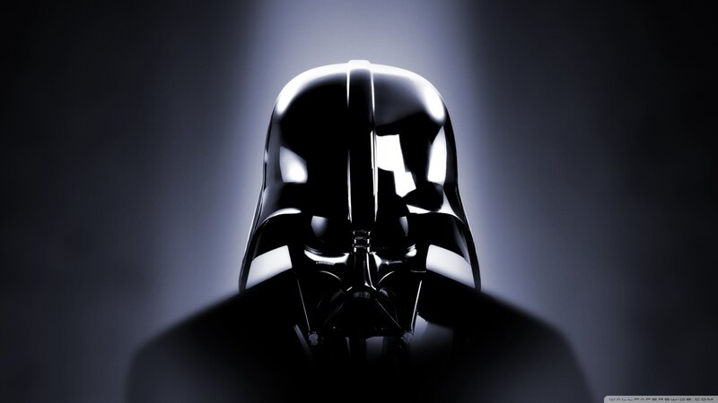 Darth Vader helmet portrait