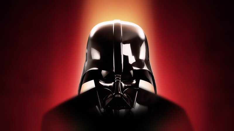 Darth Vader helmet portrait