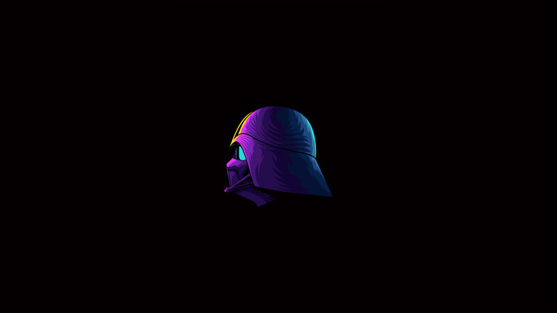 Darth Vader Helmet — Purple