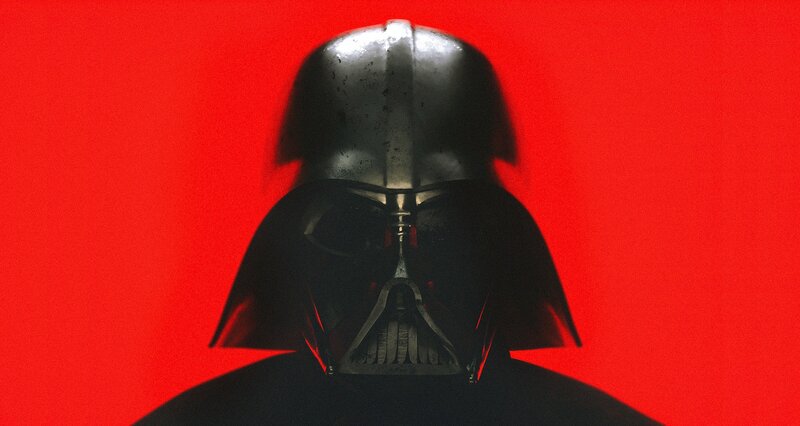 Darth Vader Helmet — Red, Dramatic