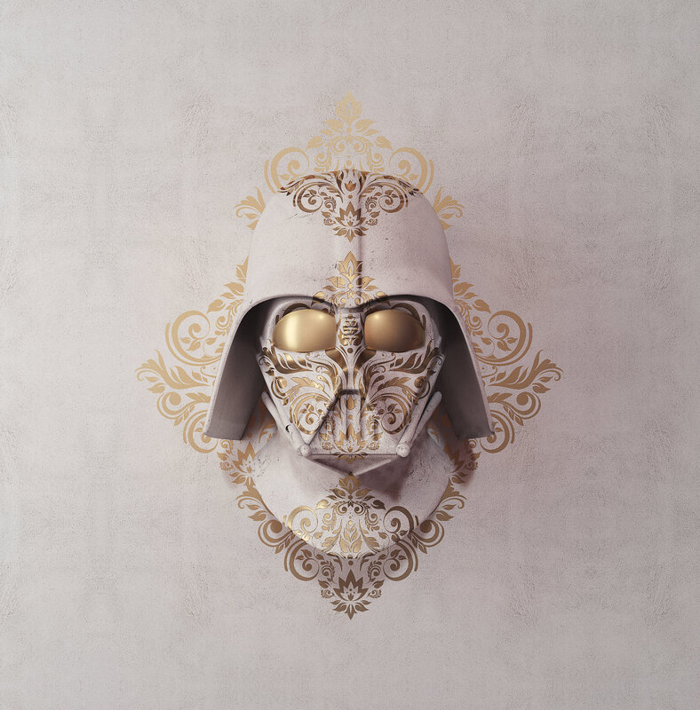 Darth Vader Helmet — White