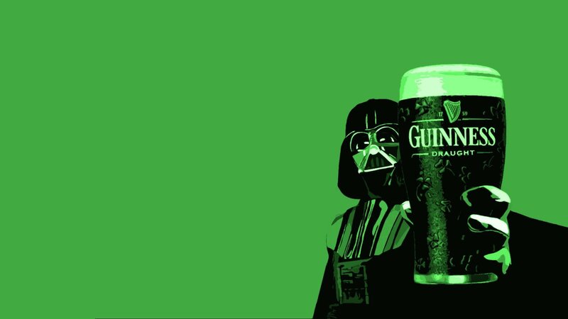 Darth Vader Holding Beer
