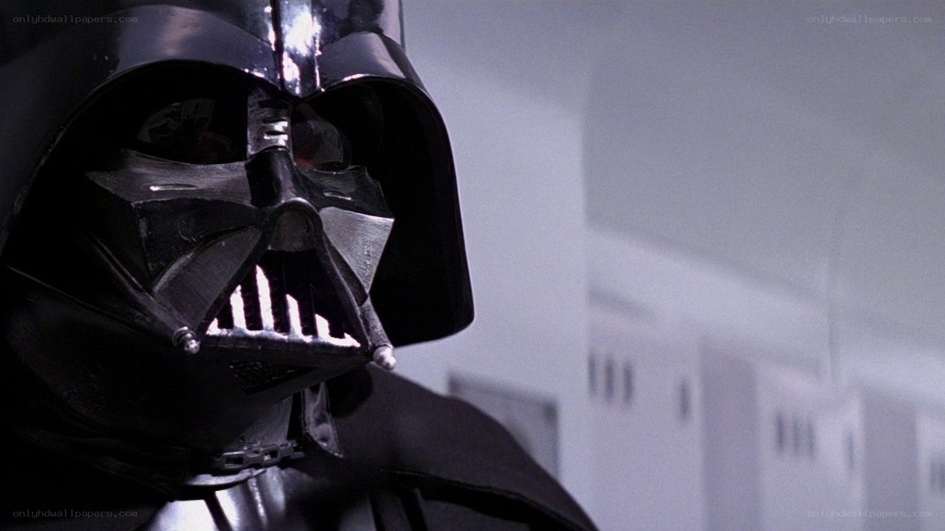 Darth Vader in a corridor