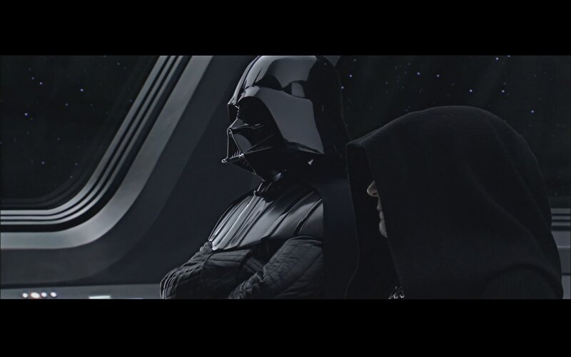 Darth Vader in a spaceship