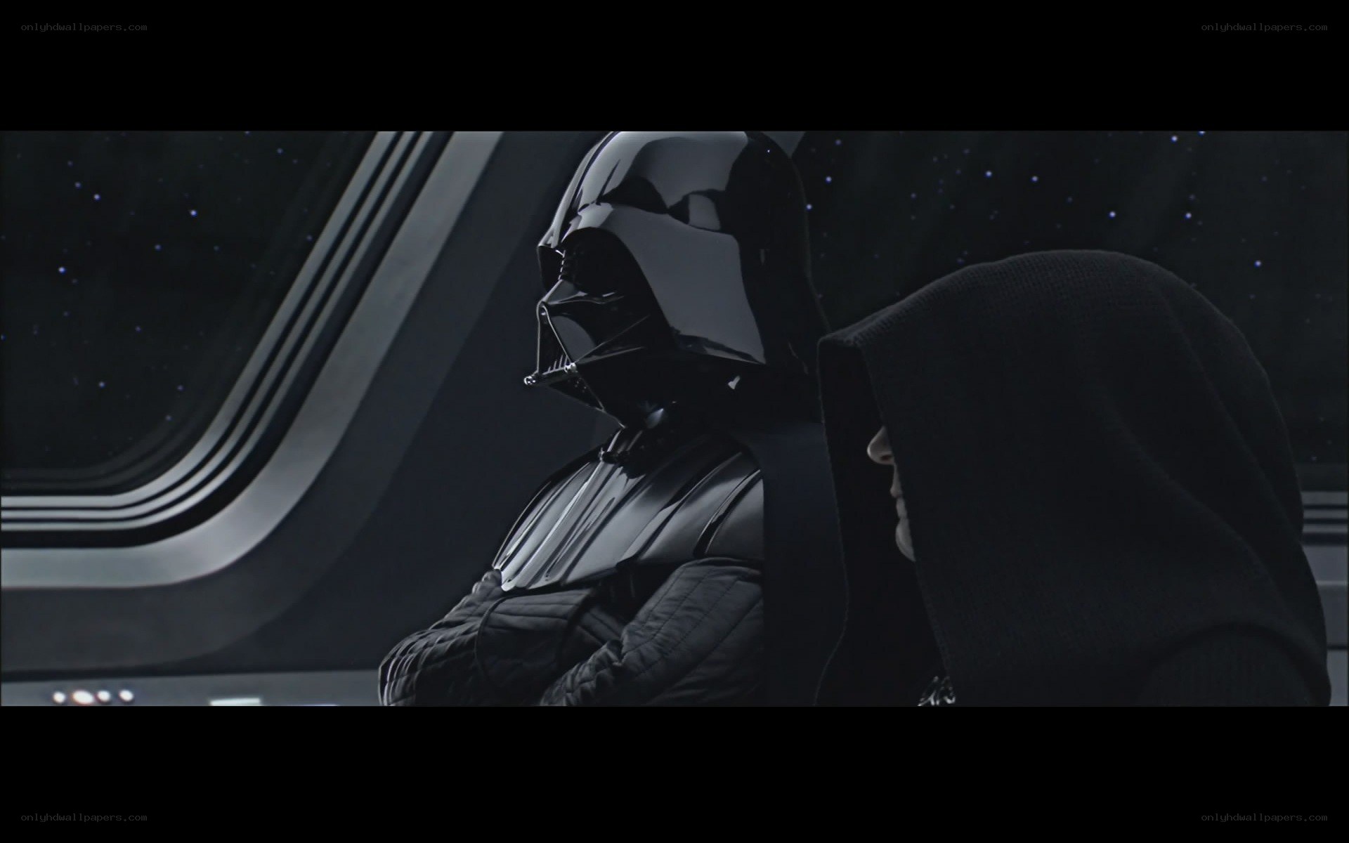 Darth Vader in a spaceship