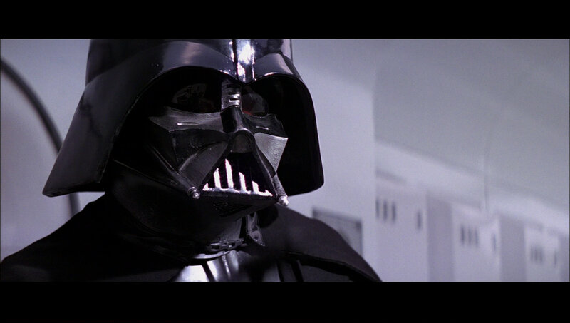 Darth Vader in a spaceship