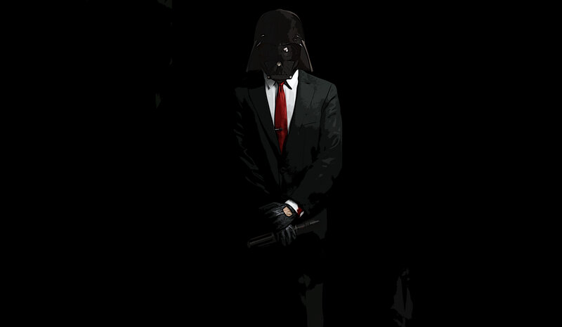 Darth Vader in a suit