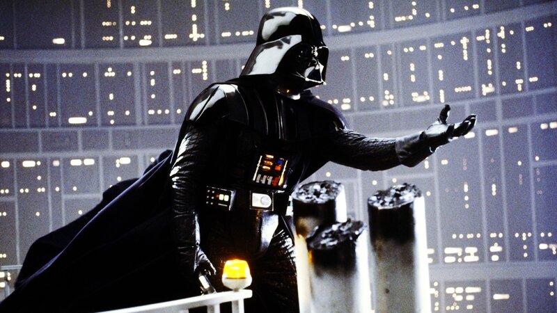 Darth Vader in Black Armor — Dramatic, Night, Photograph