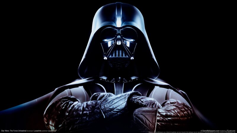 Darth Vader in Black — Dramatic, Digital Art
