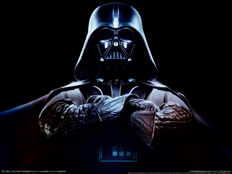 Darth Vader in Black — Dramatic, Photograph, Helmet