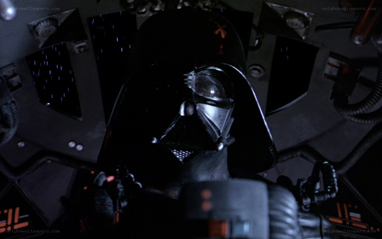 Darth Vader in cockpit