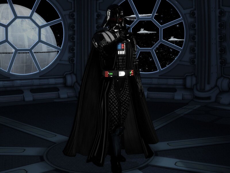 Darth Vader in command center