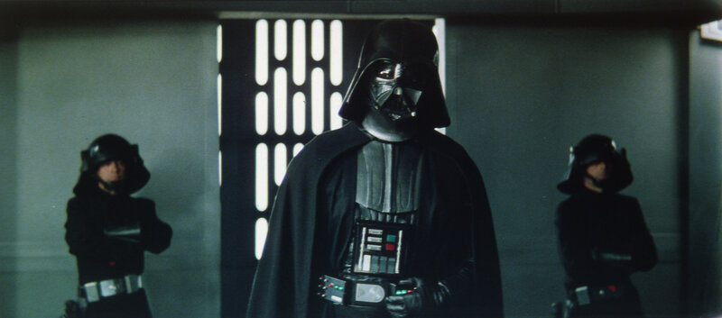 Darth Vader in corridor