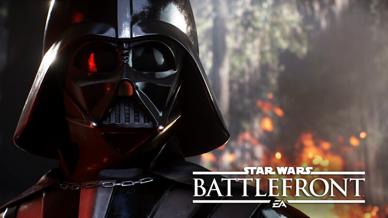 Darth Vader in Forest — Black