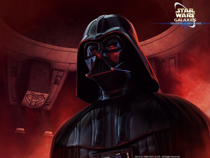 Darth Vader in red light