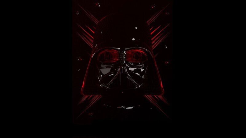 Darth Vader in red light