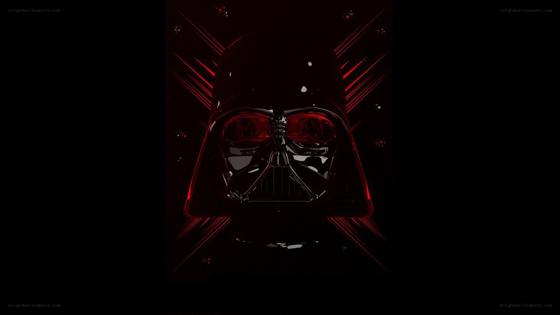 Darth Vader in red light