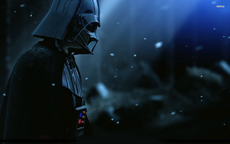 Darth Vader in Snow — Black
