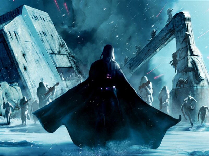 Darth Vader in Snow