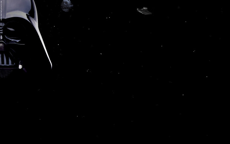 Darth Vader in Space — Black, Dramatic
