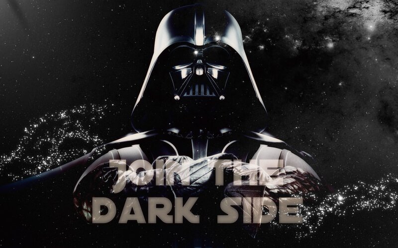 Darth Vader in Space — Black